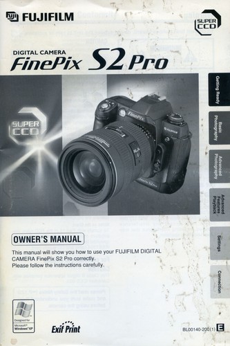 Fuji finepix pro manuale - finepix,